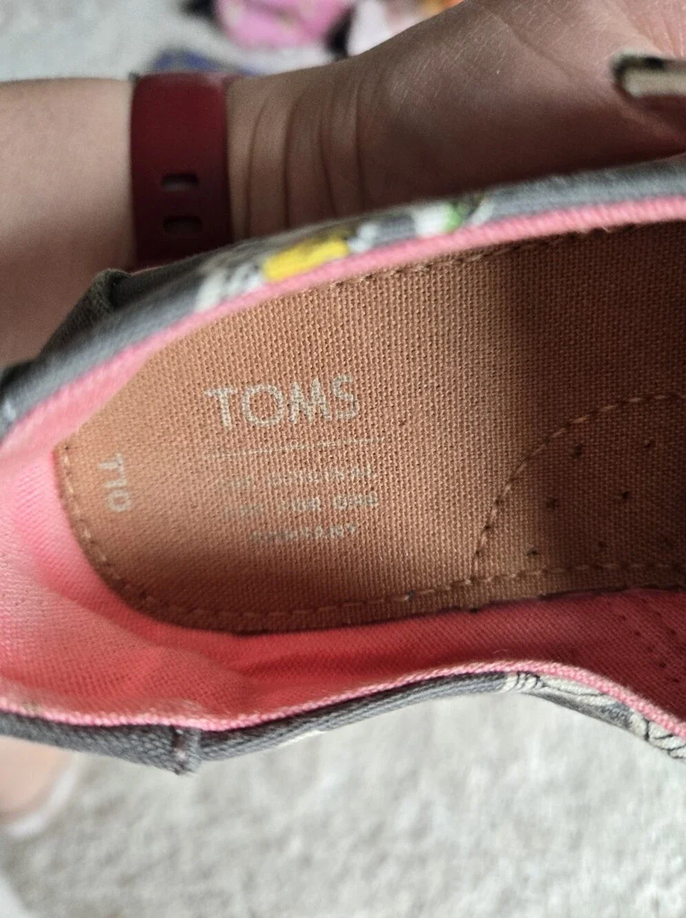 Toddler Size 10- Toms Slides- Unicorn, Ice Cream, Pineapple